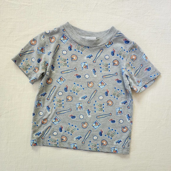 Vintage Baseball Equipment Tee 12-18 months - Picture 2 of 8